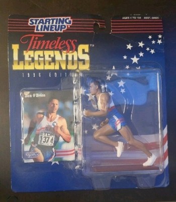 Dan O'Brien 1996 KENNER STARTING LINEUP TIMELESS LEGENDS OLYMPICS NEW Track SLU