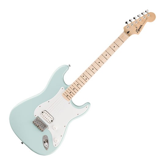 Squier - Sonic Stratocaster HT H - Sonic Blue, H, No Tremolo, Maple Fingerboard.