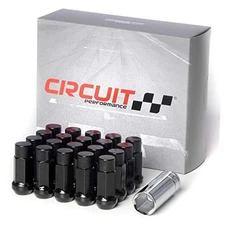 Circuit Performance Forged Steel Extended Closed End Hex Lug Nut for 