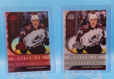 2020-21 UD Trilogy Shane Bowers Red Rookie Renditions/799 & A Rookie Renditions 