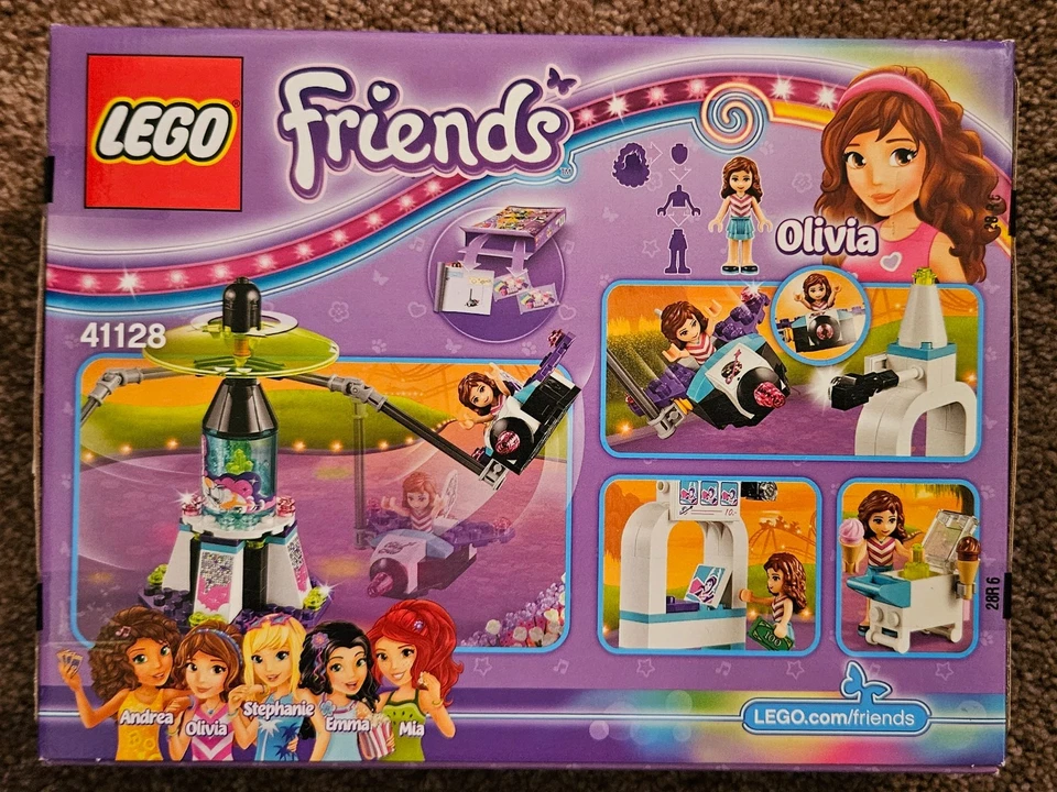 LEGO Friends 41128 Amusement Park Space Ride 100% COMPLETE w Box & Manual - Image 2 of 2