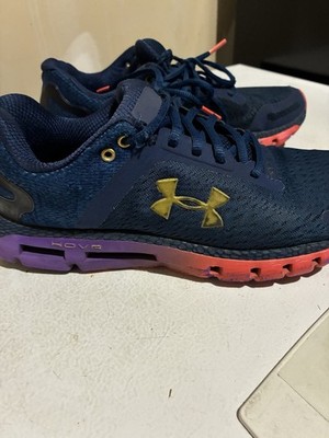 Under Armour HOVR Infinite 2 Blackout Navy Purple Running Sneaker 3022587-403