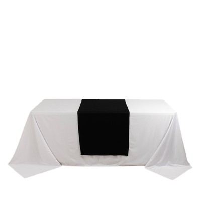24'' x 72'' Premium Scuba Polyester Wide Table Runner Wedding Catering