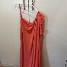 Pretty Little Things Slinky Maxi Dress Coral Size 22