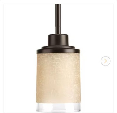 Progress Lighting P5147 Bronze Alexa Single Light 5''W Mini Pendant Item.32