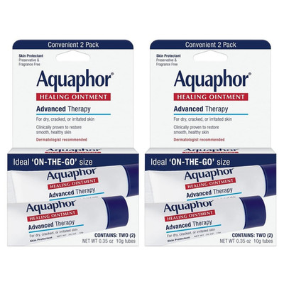 Aquaphor Healing Ointment Advanced Therapy 2x 0.35oz 10g Tubes Skin Protectant