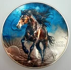 Beautiful Stallion (Horse) - American Silver Eagle 1oz .999 Silver Dollar Coin