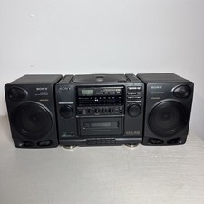 Sony CFD-510 CD Mega Bass Speaker Boombox - CD - TAPE - RADIO AM/FM Read Desc