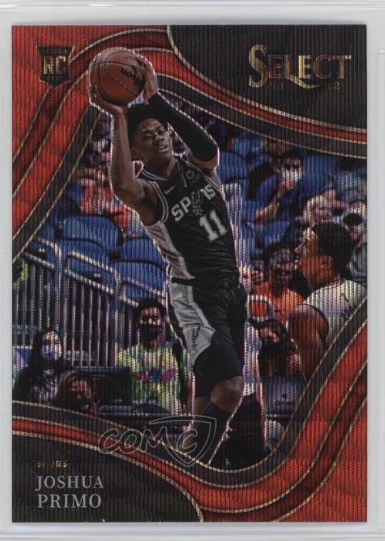 2021-22 Panini Select Courtside Red Wave Prizm Joshua Primo #276 12z3