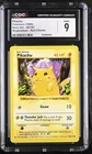 CGC 9 MINT Pikachu 1999 Base Set 58/102 Shadowless Red Cheeks Pokemon Card