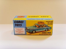 CORGI TOYS No. 255  -  AUSTIN A60. - 'Motor School car' -  Display/ repro box -