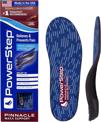 Powerstep Insoles, Pinnacle Maxx, Over-Pronation Corrective Insole, Maximum Arch