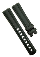 Omega Seamaster 20mm x 18mm Green Rubber Watch Strap Band Z017210 Authentic