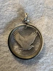 Silver Standing Liberty Quarter Cutout Charm Pendent