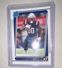 2021 Panini Donruss Rated Rookie Rhamondre Stevenson #286 Patriots NFL