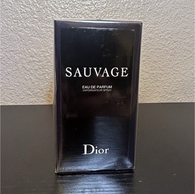 Dior Sauvage Eau de Parfum Spray Fragrance for Men 100ml 3.4 fl oz Regular Size