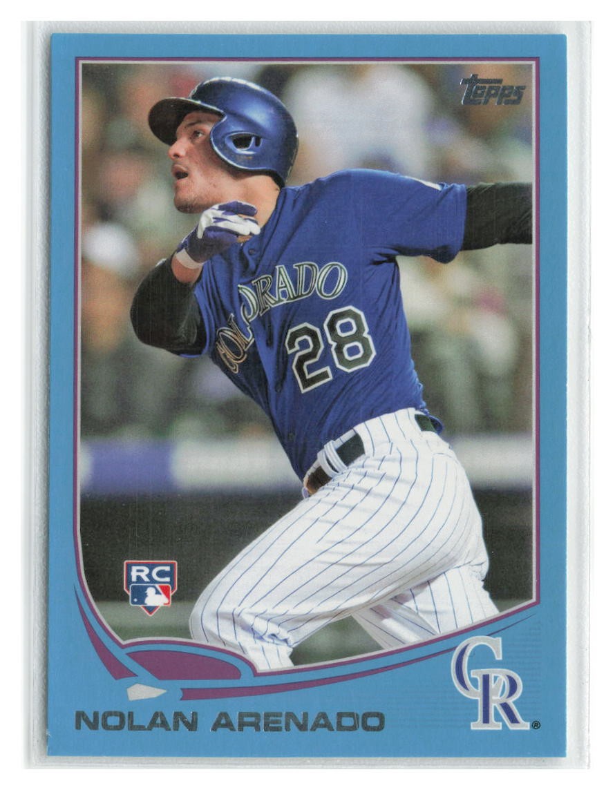 Nolan Arenado 2013 Topps Update Blue RC #US259-Colorado Rockies