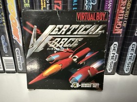 JPN Vertical Force Nintendo Virtual Boy: Box, Manual And Inserts Only NO TRAY