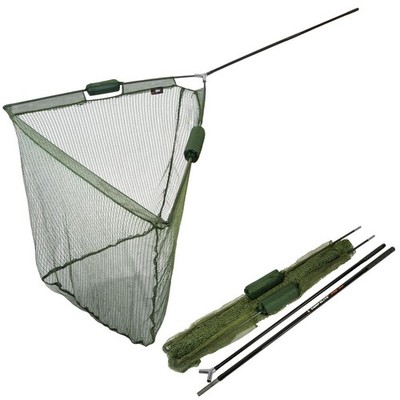 BAT Carp Elite Karpfenkescher 2x Netfloats 270cm 102x84cm 2-teilige Carbonstange