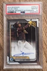 2024 Bowman Chrome LEO DE VRIES #CPA-LD 1st Bowman Auto Graded PSA 10 Gem Mint!