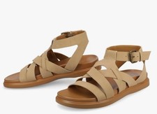 Small Flaw Journee Collection Women's US 9.5 Mistee Sandals Sand Beige