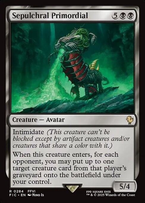 Sepulchral Primordial 284 R Normal FIC MTG NM
