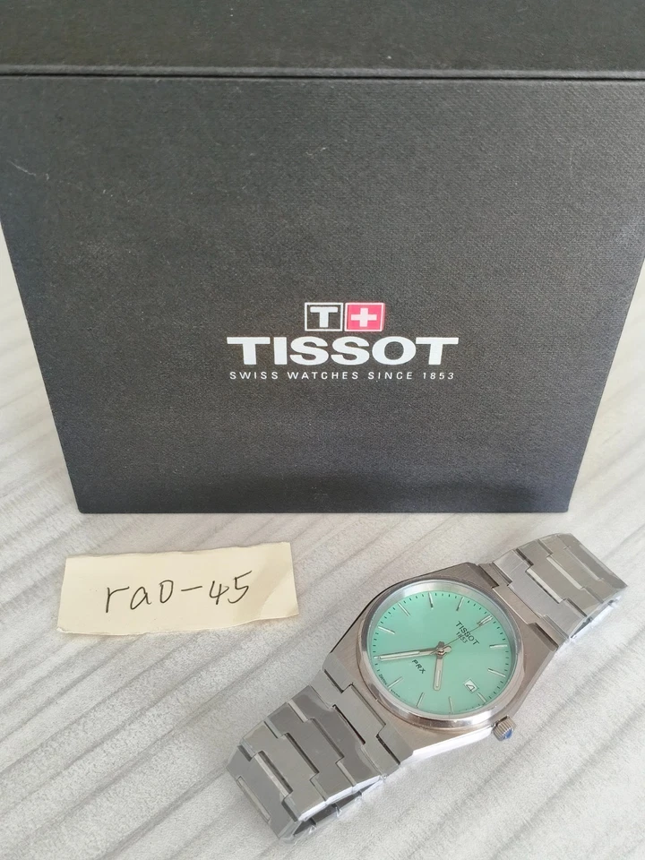 New Tissot PRX 40mm Men's Watch Quartz Watch Light Green Dial T137.410.11.091.01 - Image 4 of 4