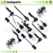 15x Steering Tie Rod End Wheel Bearning Hub For 1999-04 Chevrolet Silverado 2500