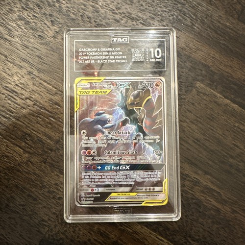Garchomp & Giratina-GX graded TAG 10 for sale on eBay