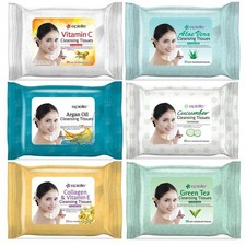 Epielle Makeup Remover Wipes, Remove Dirt, Oil, Waterproof Mascara, Gentle Da...
