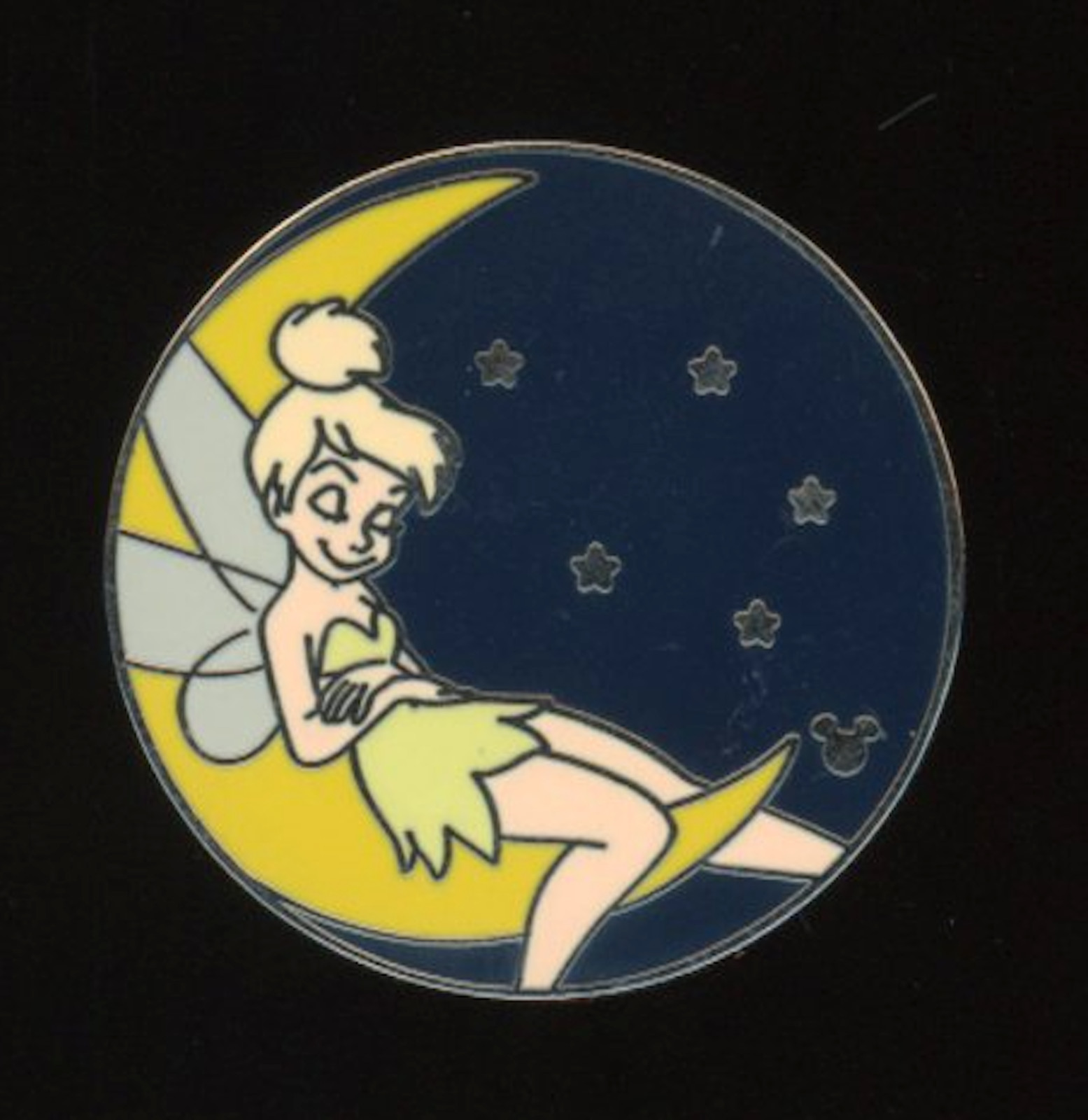 2005 WDW Tinker Bell Cast Lanyard Series 3 Moon and Stars Disney Pin 39084