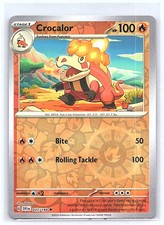 CROCALOR 037/198 REVERSE HOLO SCARLET & VIOLET POKEMON TCG CARD