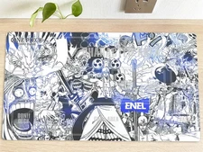 O-P Enel Table Playmat CCG OPCG Gaming Play Mat Trading Card Game Pad Mousepad