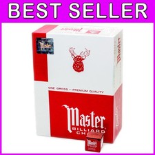 Professional Red Billiard Chalk - 144 Cubes