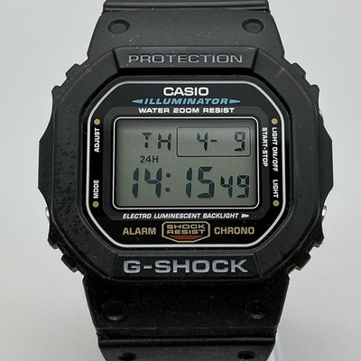 Casio G-Shock DW-5600E 3229 Mens Watch 43mm Black Digital Day Date