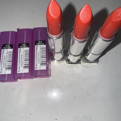 3x Maybelline Colorsensational  Lipstick Lip Color #735 Rose Rush As Is.