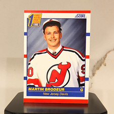 Score 1990 Martin Brodeur Rookie #439 New Jersey Devils NHL Hockey Card. rookie card picture