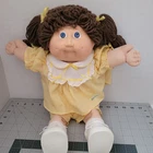 Vintage Cabbage Patch Kids 1978 1982 Brown Hair Blue Eyes Dimples READ