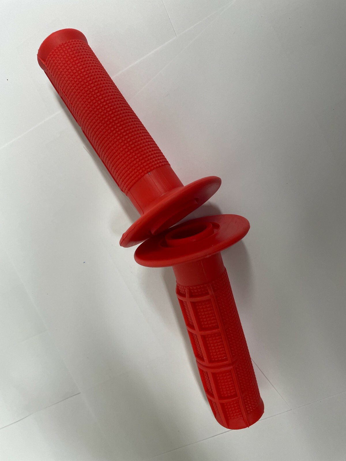 MX VINTAGE STYLE RED 1/2 WAFFLE GRIPS  HONDA XR XL CR MR SL CRF MT 7/8" NEW  