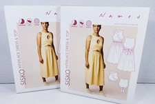 Lot of 2 Named Lahja Unisex Dressing Gown 2-in-1 Sewing Patterns Sz 0-24