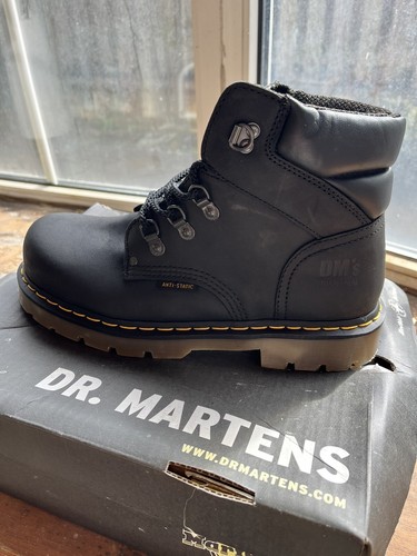 Dr martens size 8 mens boots steel toe cap work boots