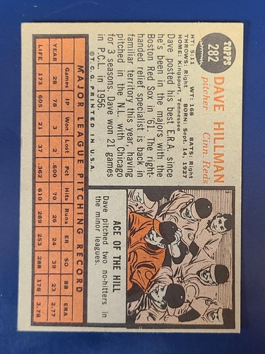 1962 Topps Baseball Cards Complete Your Set You Pick Choose #197-282 - Picture 170 of 170