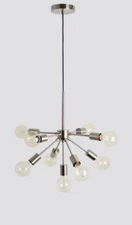 Chandelier Menlo Project 62 Asterisk Satin Finish 26" x 17 1/4" Lighting Ceiling