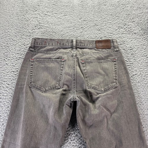 Banana Republic Jeans Mens 31x30 Gray Light Wash Cotton Modern Straight leg - 第 7/11 張圖片