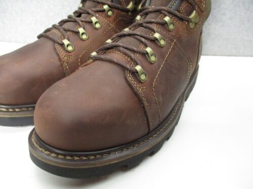 Caterpillar Alaska 2.0 Brown 8" CAT Waterproof Steel Toe Boots Mens Sz 10.5 Wide - Picture 6 of 8
