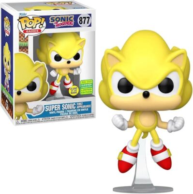 Funko Pop! Games: Sonic The Hedgehog - Super Sonic First Appearance Figur #877
