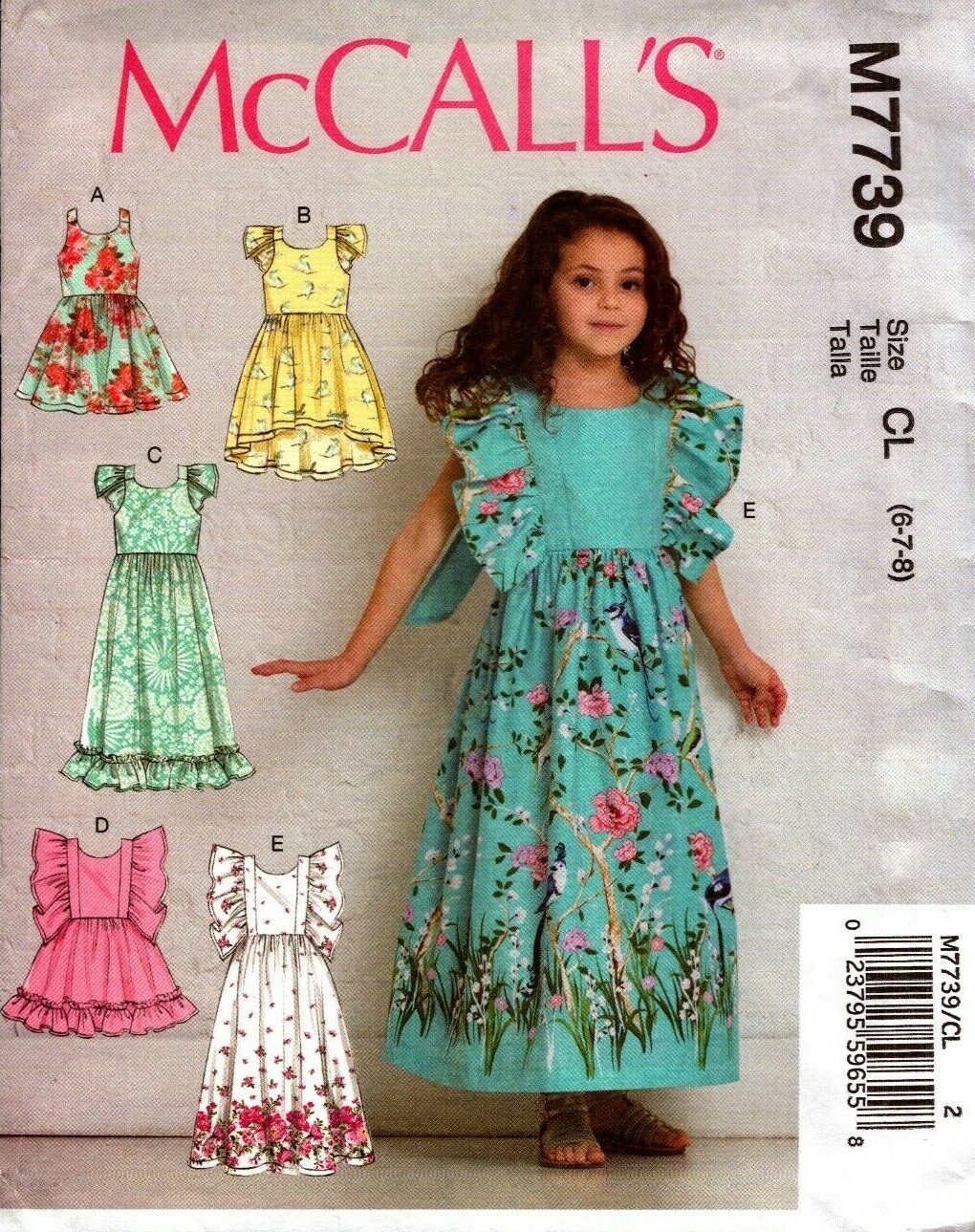 McCall's Patronen MC7000KIDS 3-4 - 5-6 - 7-8 Misses/Kinderen/Meisjes Kostuums