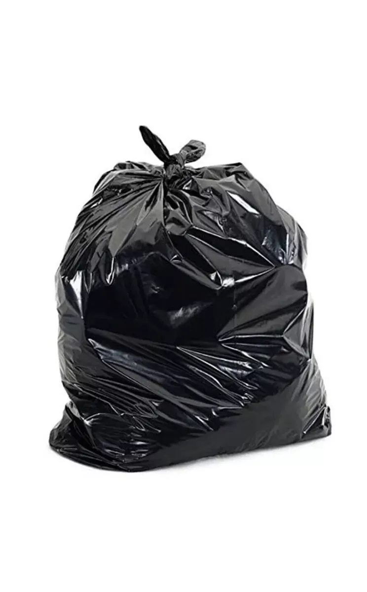 50 BIN BAGS LINERS HEAVY DUTY BLACK REFUSE SACKS STRONG THICK