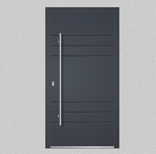 Haustür WeltHaus WH75 Aluminium mit Kunststoff GF11 Linz Ud=0,8 Keyless GO