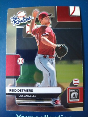 2022 Donruss Optic The Rookies Reid Detmers #TR-10 Los Angeles Angels 